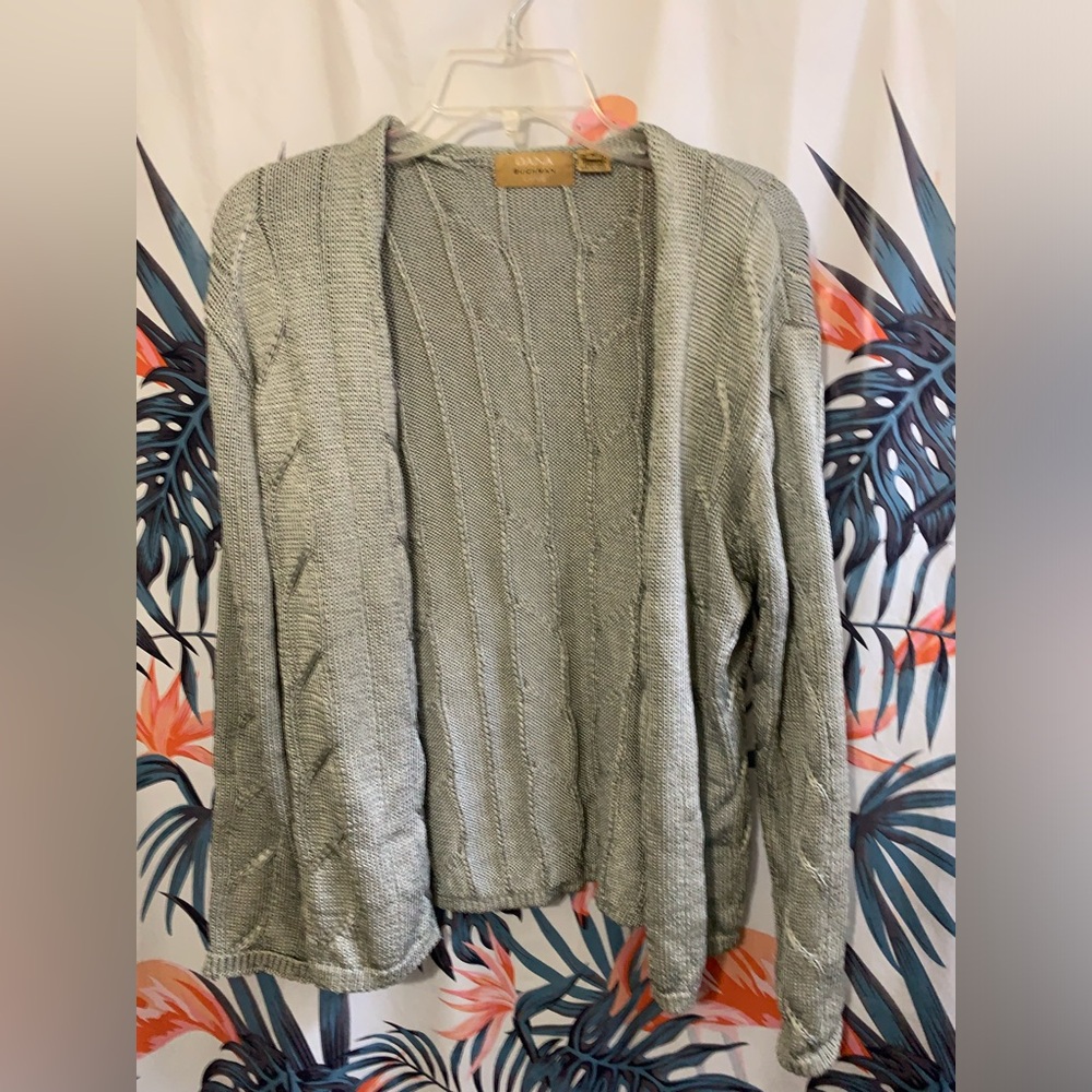 Dana Buchman Luxe Cardigan Sz L (Fits M)
